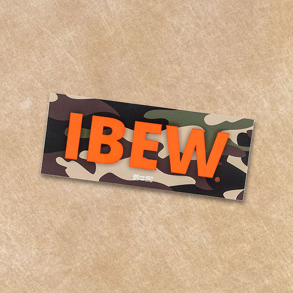 IBEW Camouflage Bumper Sticker | IBEW Merchandise