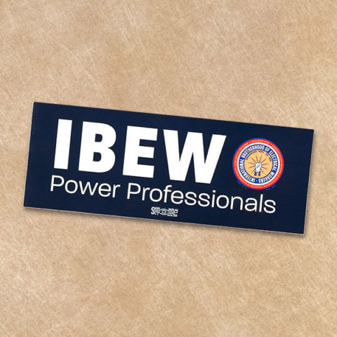 IBEW Power Professionals Bumper Sticker | IBEW Merchandise