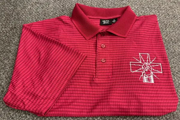 IBEW Maroon Safety Polo Shirt