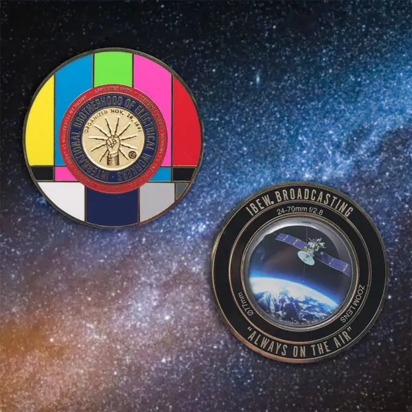 Broadcasting Challenge Coin