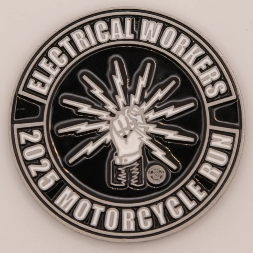 2025 Motorcycle Ride Challenge Coin - Image 2
