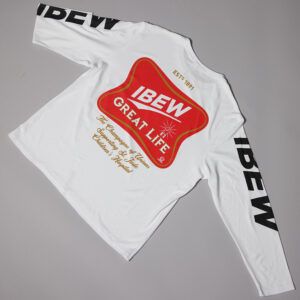 Men's Motorcycle Shirt - Long Sleeve, White