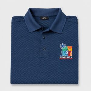 Men's Basketweave Convention Polo