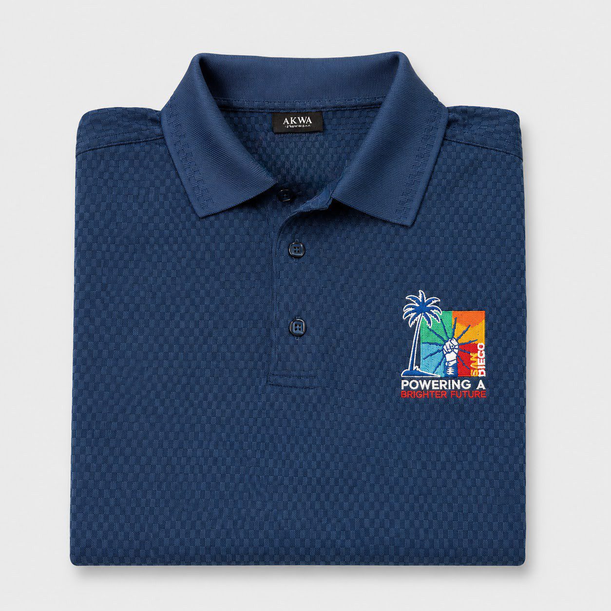 Men's Basketweave Convention Polo